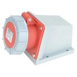   TRACON TICS-1142 Priză industrială pentru montaj la suprafață 16A, 400V, 3P + E, 6h, IP67