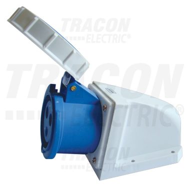 Priza industrială TRACON TICS-1232 Montaj pe suprafață 32A, 250V, 2P + E, 6h, IP67