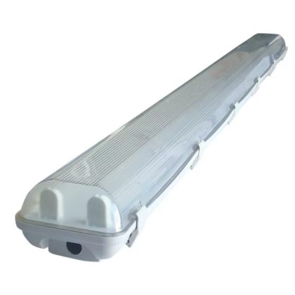   TRACON TLFV-258E Fluorescent protected luminaire with electronic ballast 230V, 50Hz, T8, G13, 2 × 58 W, IP65, ABS / PC, A2, EEI = A