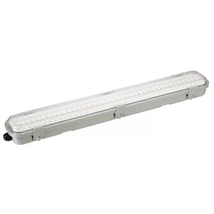   TRACON TLFVLM18W Védett LED ipari lámpatest radaros mozgásérzékelővel 230VAC, 18W, 600mm, 360°, IP65, 1-8m, 10s-12m, 3-2000lx, EEI=A