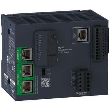 SCHNEIDER TM262L20MESE8T Modicon M262 logikai gépvezérlő PLC, 8 I/O, 2xEthernet/IP, 1xRS232/RS485