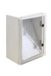 TRACON TME403020T Cutie de distribuție din plastic cu ușă transparentă H × L × D = 400 × 300 × 195mm, IP65, IK08, 1000V AC / DC, RAL7035