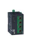 SCHNEIDER TMSES4 Modicon TMS kommunikációs modul, Ethernet switch, 4xRJ45 leválasztott hálózat, Achilles L1 cyber secure, M262 PLC-hez