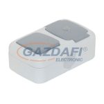   TP Electric 3201-108-0601 Egypólusú kapcsoló - lámpával + 220Vdugalj fedéllel (vízszintes) - IP54