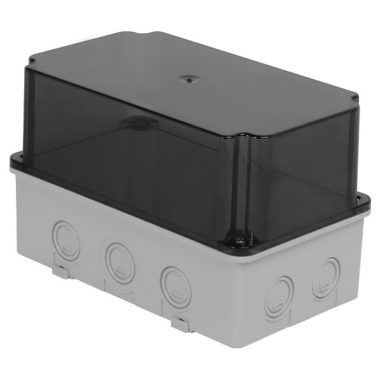 TP Electric 3310-218-0100 Junction box 130x220x140 IP67 high, transparent roof, 8 lightenings