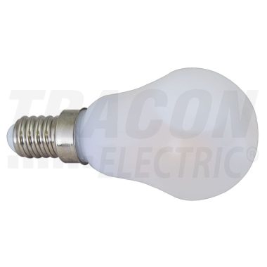 TRACON LED fényforrás olajhűtéssel, kisgömb, SMD, 4W, 400lm, 3000K, E14, 230V