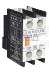 TRACON TR6DN02 Homlokoldali segédérintkező TR1D/F és TR1E kontaktorokhoz 230V, 50Hz, 2A, 2×NC