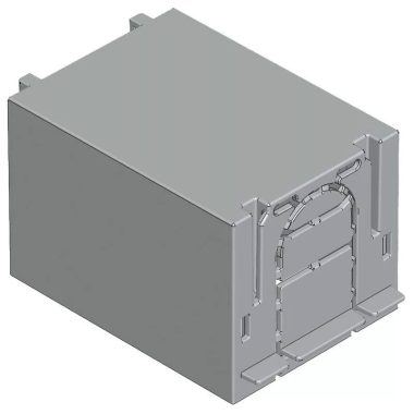 TRACON AA-KETO-00-1/66 Érintésvédelmi burkolat alsó/felső kábelbevezetéshez 1P 00, 1P, L=66 mm