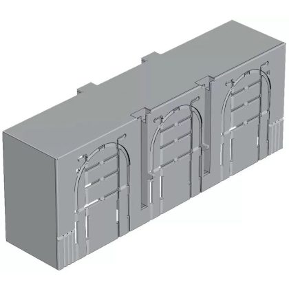   TRACON AA-KETO-1-3 Érintésvédelmi burkolat alsó/felső kábelbevezetéshez 3P 1, 3P, L=42 mm