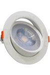 TRACON DLCOB12NW Beépíthető álmennyezeti LED lámpatest, forgatható 200-240 V, 50Hz, 12W, 4000K, 960lm, 38°, IP20, EEI=G