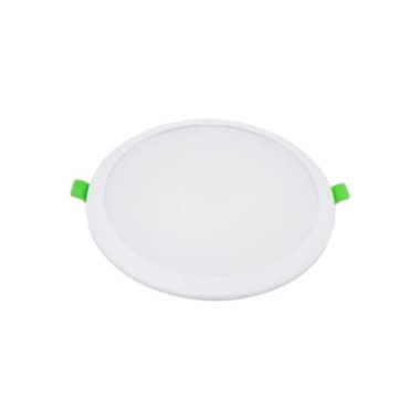 TRACON DLETRIO18W LED mélysugárzó változtathatószínhőmérséklettel230VAC, 18W, 1440lm, 3000/4000/6500K, 110°, IP44, EEI=A