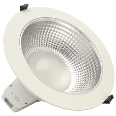 TRACON DLTRIO25W LED mélysugárzó változtatható színhőmérséklettel 230VAC,25W,2280/2650/2450lm,3000/4000/5700K,90°,IP54,EEI=A