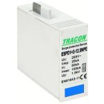   TRACON ESPD1+2-12.5NPE, T1+T2 AC típusú túlfeszültség levezető betét 12.5 NPE Uc:275V; Iimp:12,5kA; In:20/40kA; Imax:50kA; Up:1,3kV