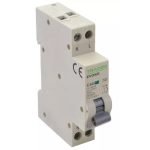   TRACON EVOKEB1003 Kombinált védőkapcsoló, elektronikus, 2P, 1 modul, B kar. B10, 30mA, 6kA, AC,