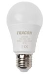 TRACON LA6012NW Gömb burájú LED fényforrás230 V, 50 Hz, 12 W,4000 K, E27, 1450 lm, 250°, A60, EEI=A+