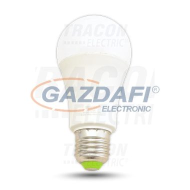 TRACON LA7015W Gömb burájú LED fényforrás230 V, 50 Hz, 15 W, 2700 K, E27, 1200 lm, 250°, A70, EEI=A+