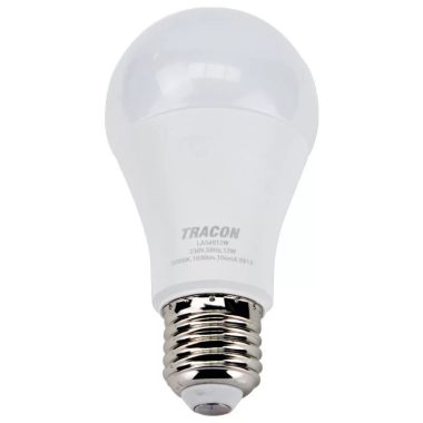 TRACON LAS6012NW Gömb burájú LED fényforrás SAMSUNG chippel 230V,50Hz,12W,4000K,E27,1080 lm,200°,A60,SAMSUNG chip,EEI=A+