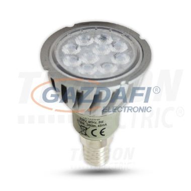 TRACON LE145CW Power LED fényforrás 230VAC, 5W, 6500K, E14, 330 lm, 40°