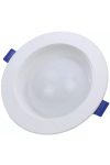 TRACON LED-DLGS-9NW Kompakt beépíthető LED mélysugárzó 230 VAC; 9W; 720lm; D=160 mm, 4000 K; IP44, EEI=G