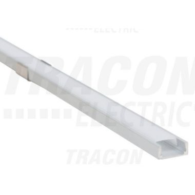 TRACON LEDSZPS8 Alumínium profil LED szalagokhoz, lapos W=8mm, 5 db/csomag