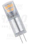 TRACON LG4H2,4NW LED G4 fényforrás alumínium házzal 12 VAC/DC, 2,4 W, 4000 K, G4, 280 lm, 200°, EEI=A++