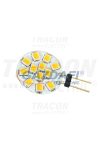 TRACON LG4K1,4NW LED fényforrás 12 VAC/DC, 1,4 W, 4000 K, G4, 140 lm, 180°, EEI=A+