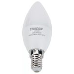   TRACON LGYS5NW Gyertya búrájú LED fényforrásSAMSUNG chippel 230V,50Hz,5W,4000K,E14,400lm,180°,C37,SAMSUNG chip,EEI=A+