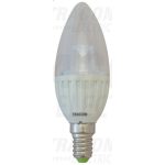   TRACON LGYT5W Gyertya búrájú LED fényforrás,átlátszó 230VAC, 5W, 2700 K, E14, 370lm, 250°