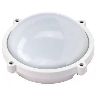 TRACON LHIPK8W Védett, műanyag házas LED hajólámpa, kerek forma 230 VAC, 50 Hz, 8 W, 640 lm, 4000 K, IP65,EEI=A+