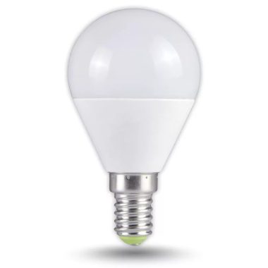 TRACON LMG455NW Gömb búrájú LED fényforrás 230VAC, 5W, 4000 K, E14, 380 lm, 250°