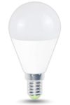 Bec Led sferic TRACON LMG458W LED 230V, 50 Hz, E14, 8W, 570 lm, 2700 K, EEI=A+