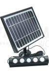 TRACON LSFLSP8W Napelemes LED spot fényvető mozgásérzékelővel 8W, 4000 K, 700 lm, IP65, 3,7 V 4000 mAh