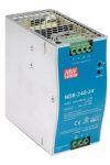 TRACON NDR-240-24 DIN rail power supply with adjustable DC output 90-264 VAC / 24-28 VDC; 240 W; 0-10 A