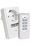 TRACON RCS11 Távkapcsolós csatlakozóaljzat230VAC, 50Hz, 3600W, IP20, 433,92MHz