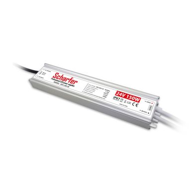 TRACON SCH-150-24 Fémházas LED meghajtó 220-250 VAC, 24 VDC, 150 W, IP67