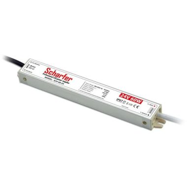 TRACON SCH-60-24 Fémházas LED meghajtó 185-250 VAC, 24 VDC, 60 W, IP67