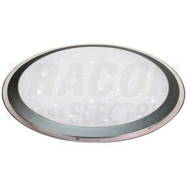 TRACON SKYR40W Díszperemes csillagos LED mennyezeti lámpa, vezérelhető 230 VAC, 40W, 2700lm, 3000/4000/6500K, 120°, IP20, EEI=A