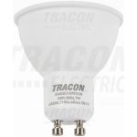   TRACON SMDGU1075YCW Műanyag házas SMD LED spot fényforrás 230 VAC, 50 Hz, GU10, 7 W, 710 lm, 6500 K, 120°, EEI=A+