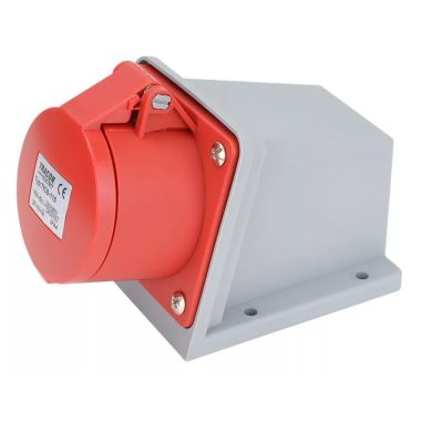 Priza industrială TRACON TICS-115 16A, 400V, 3P + N + E, 6h, IP44 pentru montaj pe suprafata