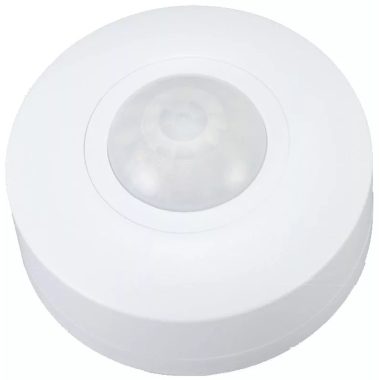 TRACON TMB-311IP Protected motion detector, for ceiling, with 3 sensors, white 230V, 1200 W, 360 °, 1-12 m, 10 s-15 min, 3-2000lux, IP44