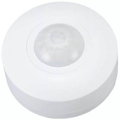   TRACON TMB-311IP Protected motion detector, for ceiling, with 3 sensors, white 230V, 1200 W, 360 °, 1-12 m, 10 s-15 min, 3-2000lux, IP44