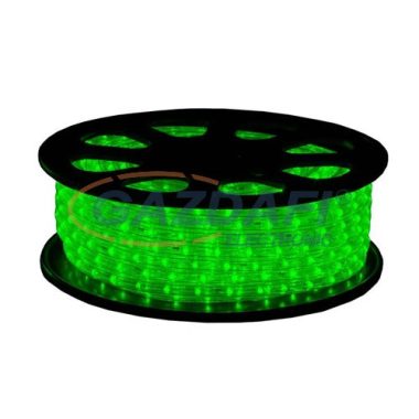 TRONIX 050-003 LED fénykábel/ fénytömlő, zöld, dimmelhető, 30m, IP44