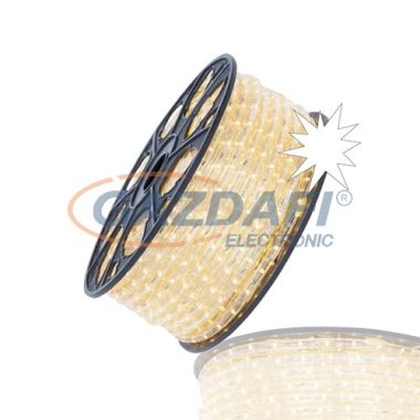 TRONIX 055-018 LED fénykábel/ fénytömlő, meleg fehér, dimmelhető, 51m, IP44, villogó