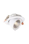 TRONIX 136-086 LED Mélysugárzó 20W   Állítható   Ø180mm   45°   3000K   fehér 2040lm