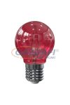 TRONIX 175-785 Filament LED fényforrás, G45, 2W, piros