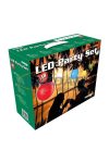 TRONIX 435-016 LED-es party fényfüzér szett, 50cm, kék, fehér, sárga, zöld és piros LED-ek, IP44