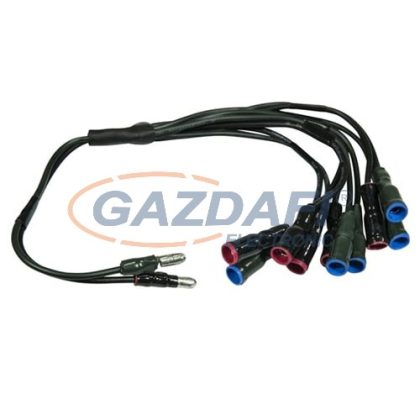 TRONIX 535-020 5 ágú elosztó, fekete, IP44, (2db)