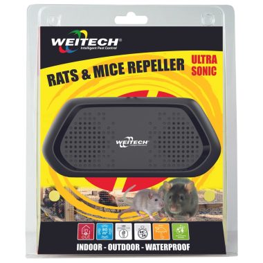 Weitech WK0344 Ultrahangos patkány és egérriasztó IP44 kül és beltéri