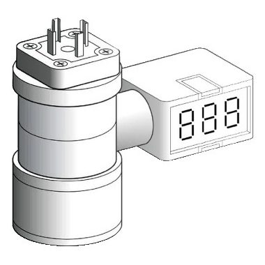 SCHNEIDER XMLEZM01 Digitális kijelző modul analóg nyomásérz