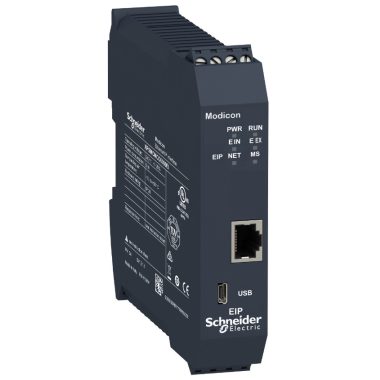 SCHNEIDER XPSMCMCO0000EI Preventa XPS MCM biztonsági vezérlő, kommunikációs modul, Ethernet IP, 1xRJ45, csavaros